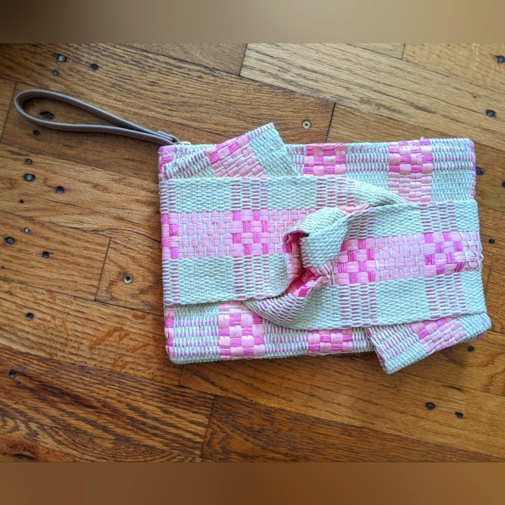 a new day Woven Straw Wristlet/Clutch